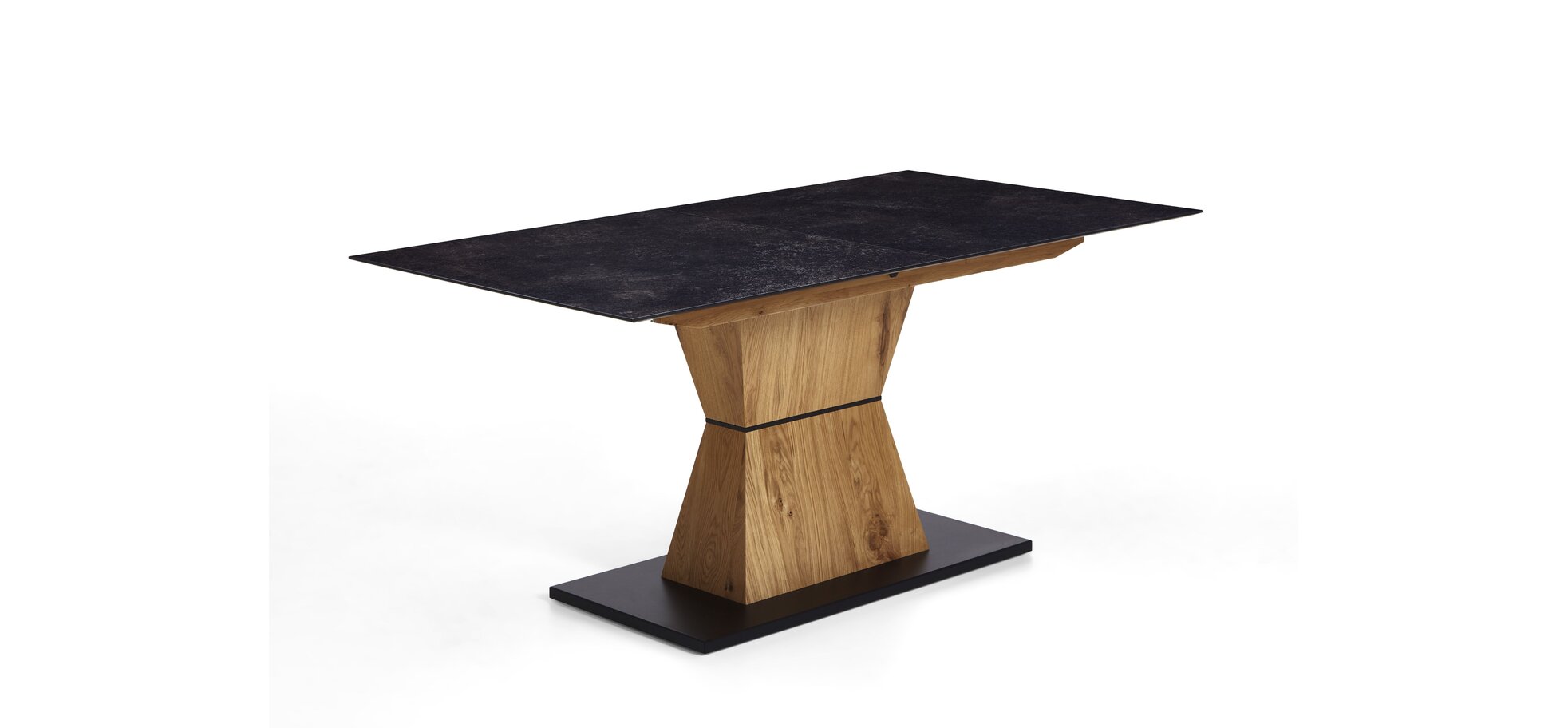 Esstisch LS 022319 - ausziehbar, LB. ca. 180x90cm, HPL, Anthrazit