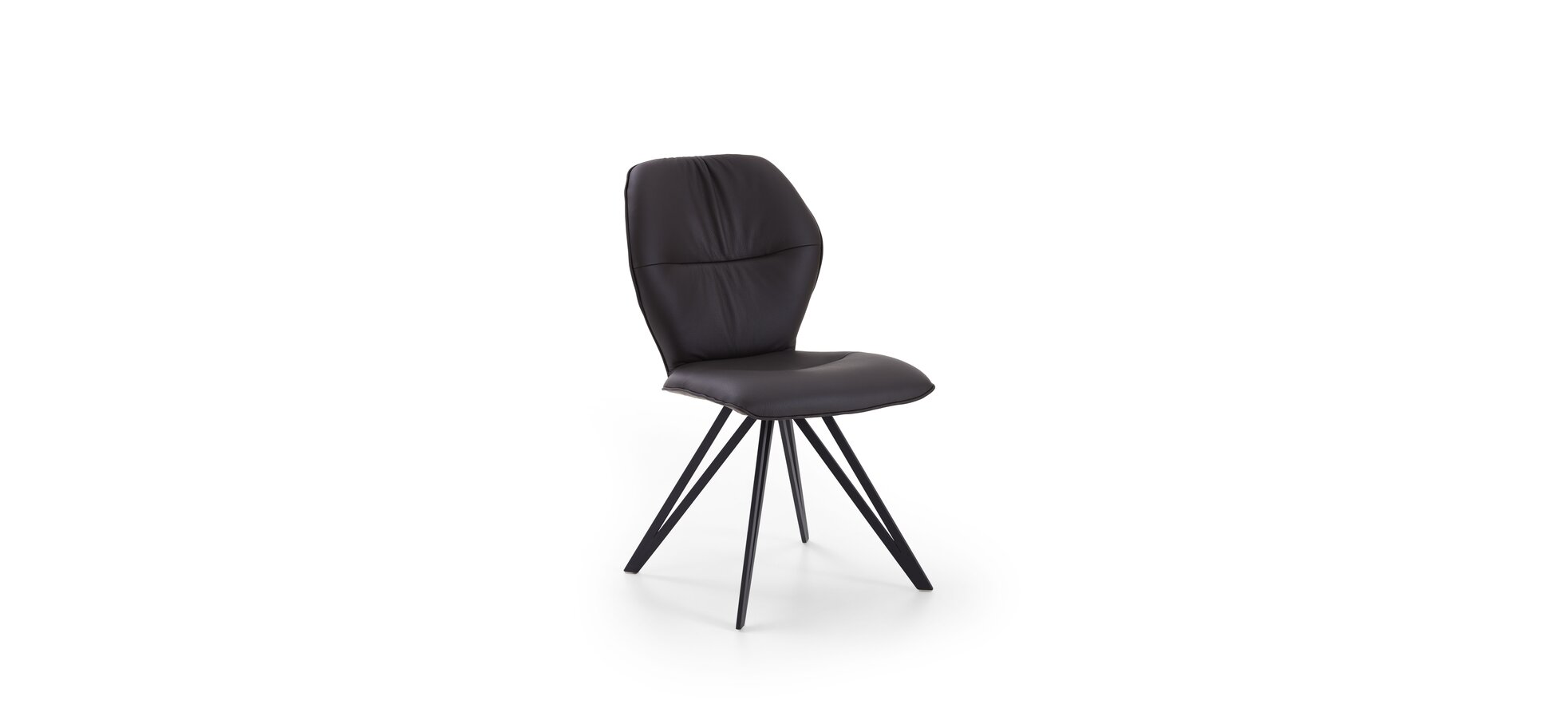 Stuhl LS 567520 - Leder, Mocca