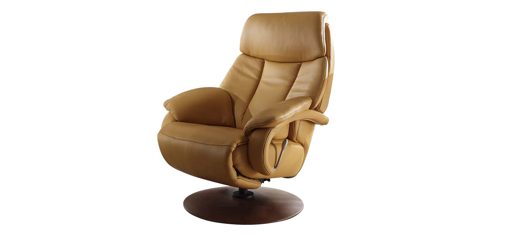 Sessel - mit Relaxfunktion, Leder, Dunkelbraun