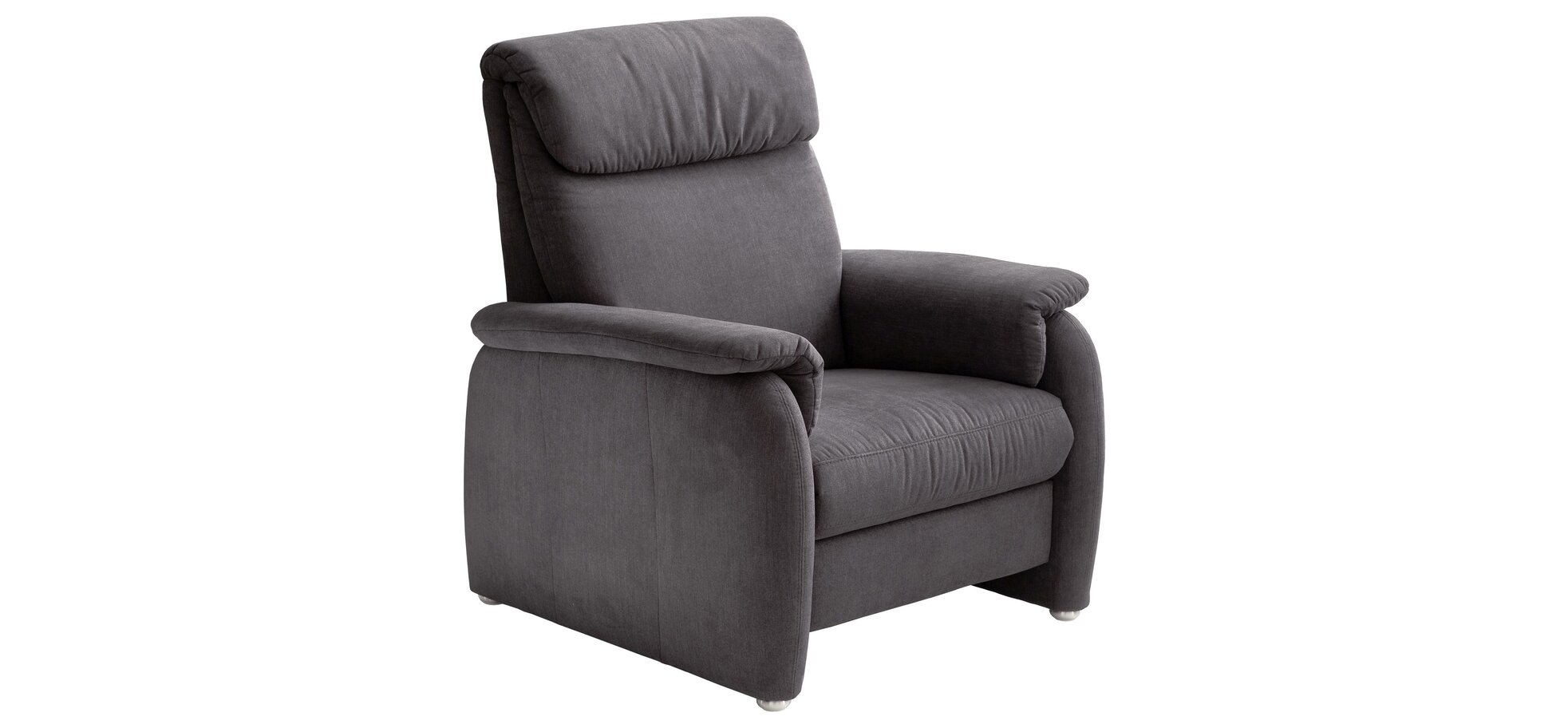Sofa - 1-Sitzer, Stoff, Anthrazit