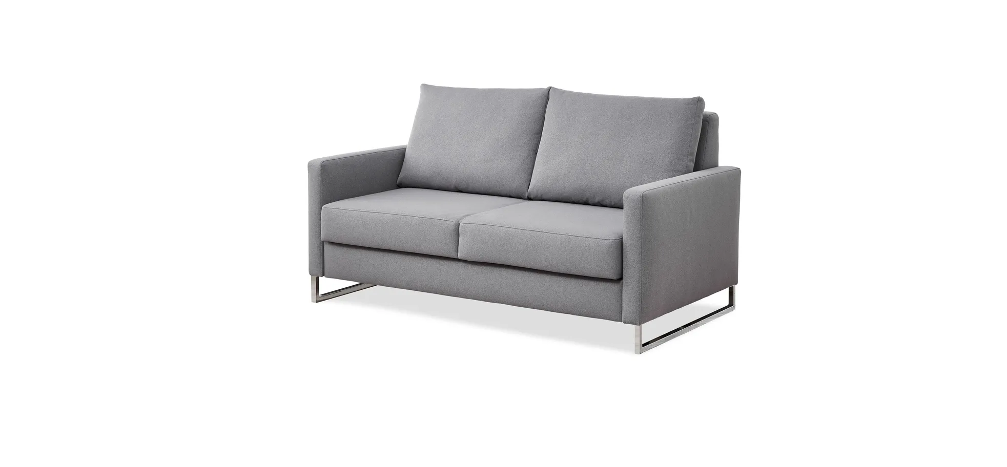 Sofa - Schlaffunktion manuell, Stoff, Anthrazit/Grau