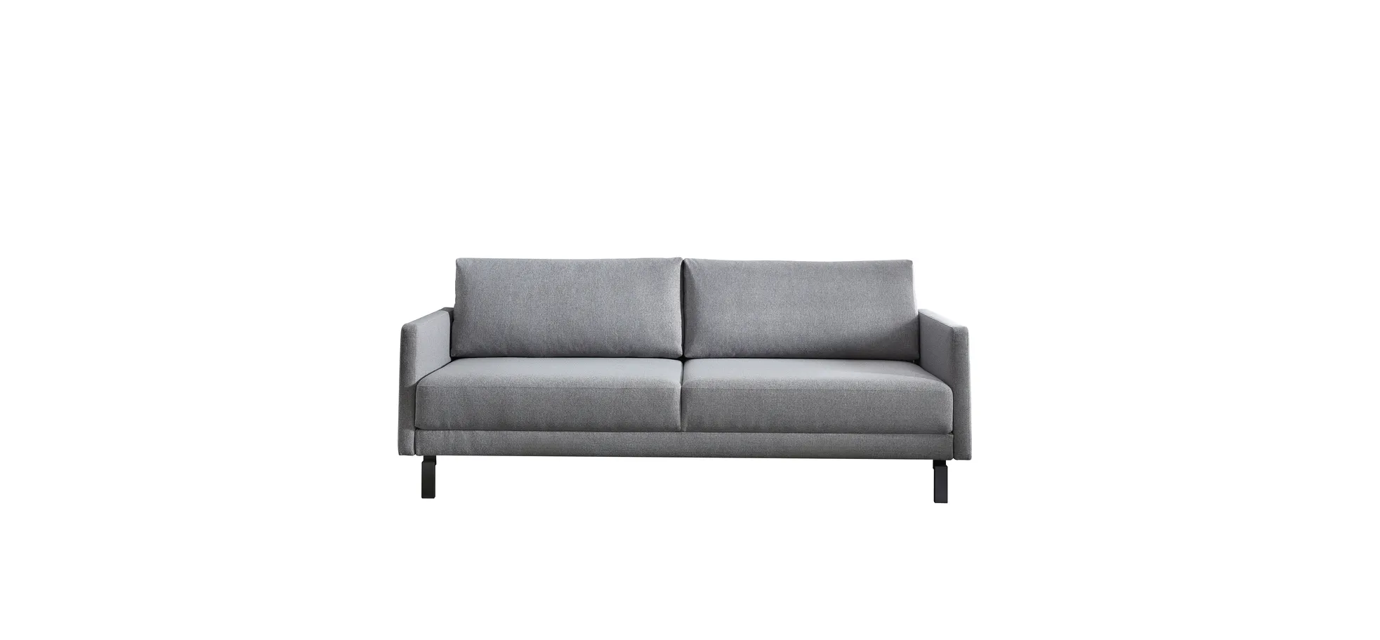 Schlafsofa - Liegefläche ca. 150x200 cm, Stoff, Rauchblau