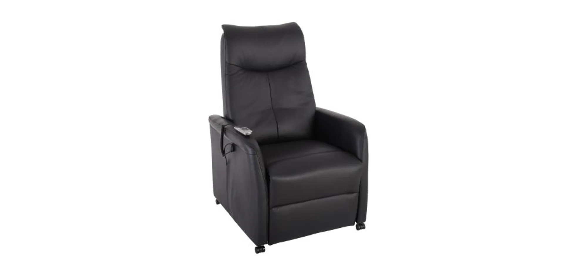 TV-Sessel MITCH - Relaxfunktion, Kunstleder, Schwarz