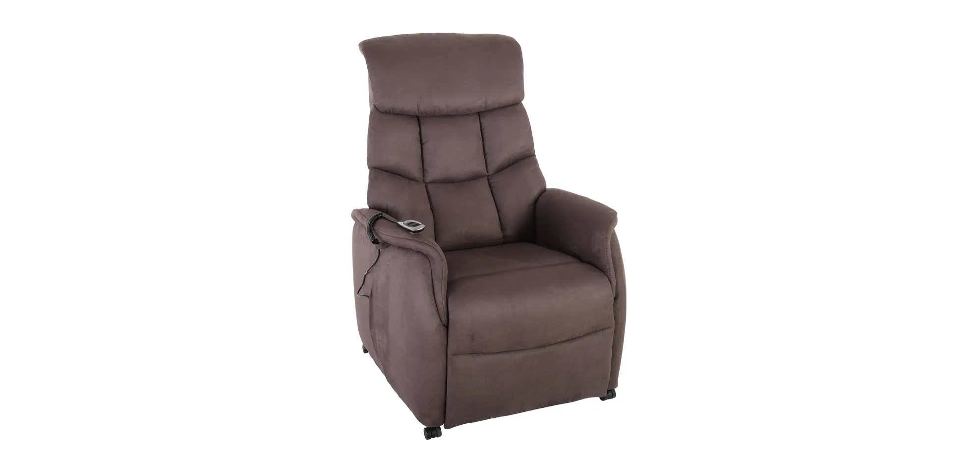 TV-Sessel MARLO - Relaxfunktion, Stoff, Braun