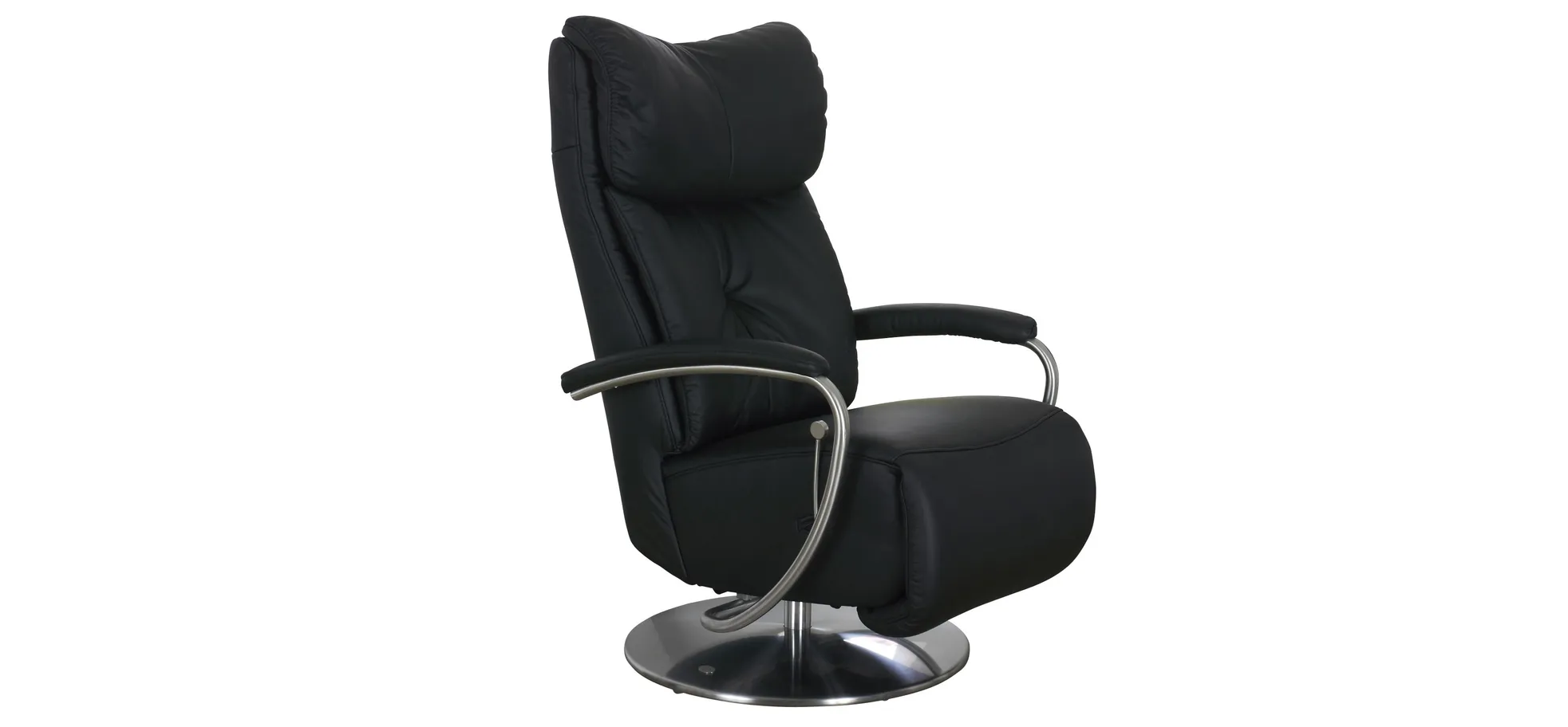 TV-Sessel - Relaxfunktion, Leder, Fels