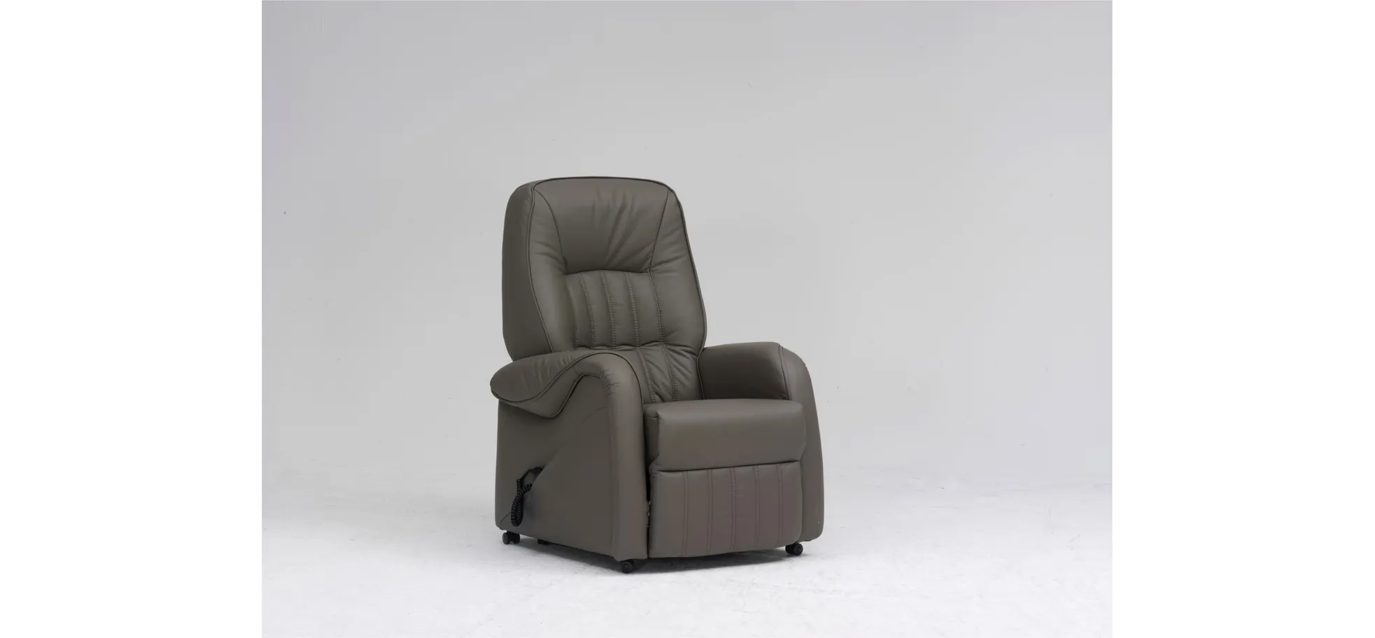 Sessel - Relaxfunktion 2-motorisch, Aufstehhilfe, Leder, Braun