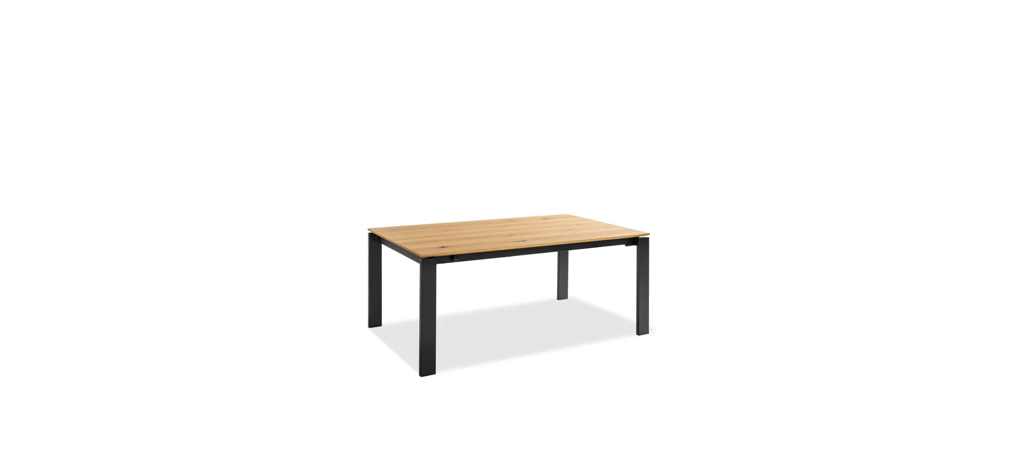 Esstisch - ausziehbar, LB ca. 200x100 cm, Eiche furniert