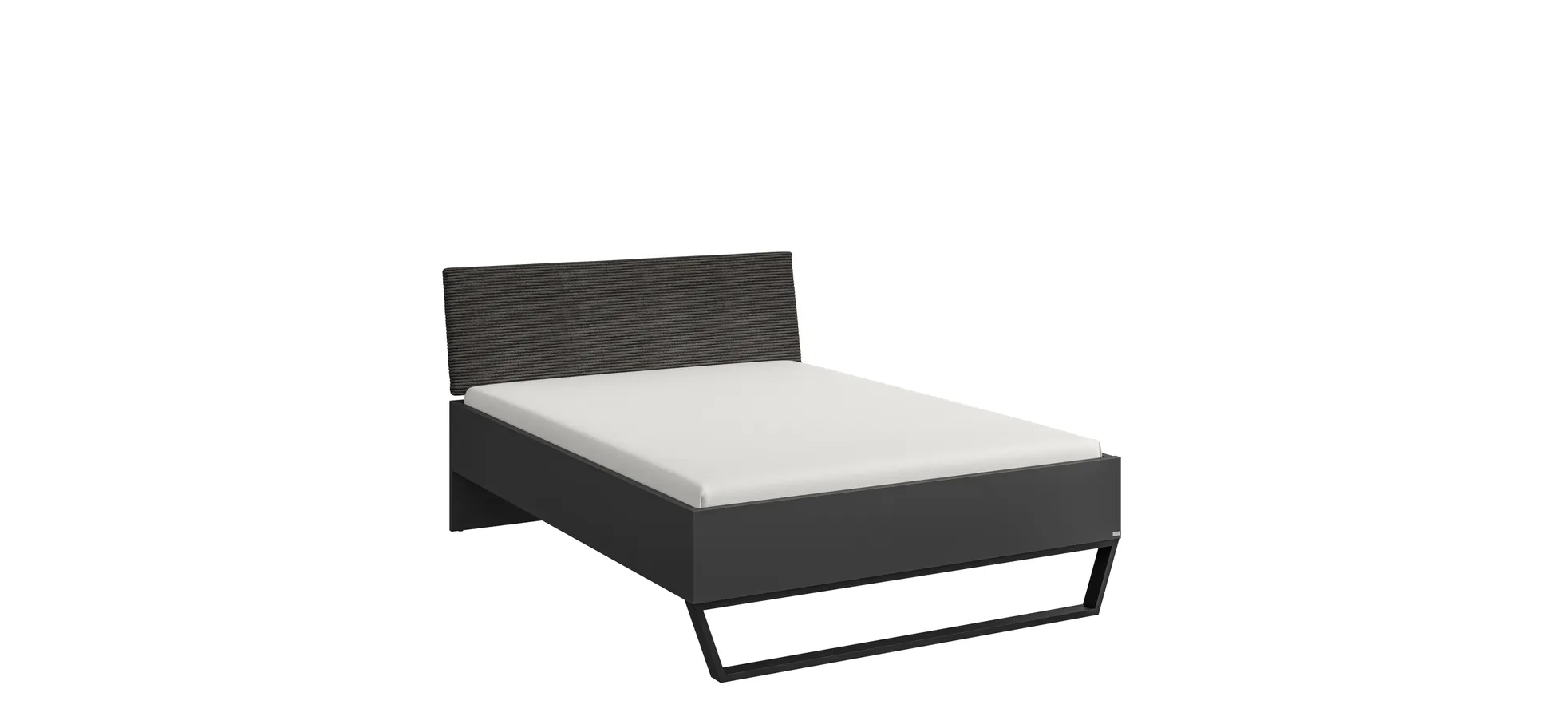 Liegenbett - Liegefläche ca. 140 x 200 cm, Graphit