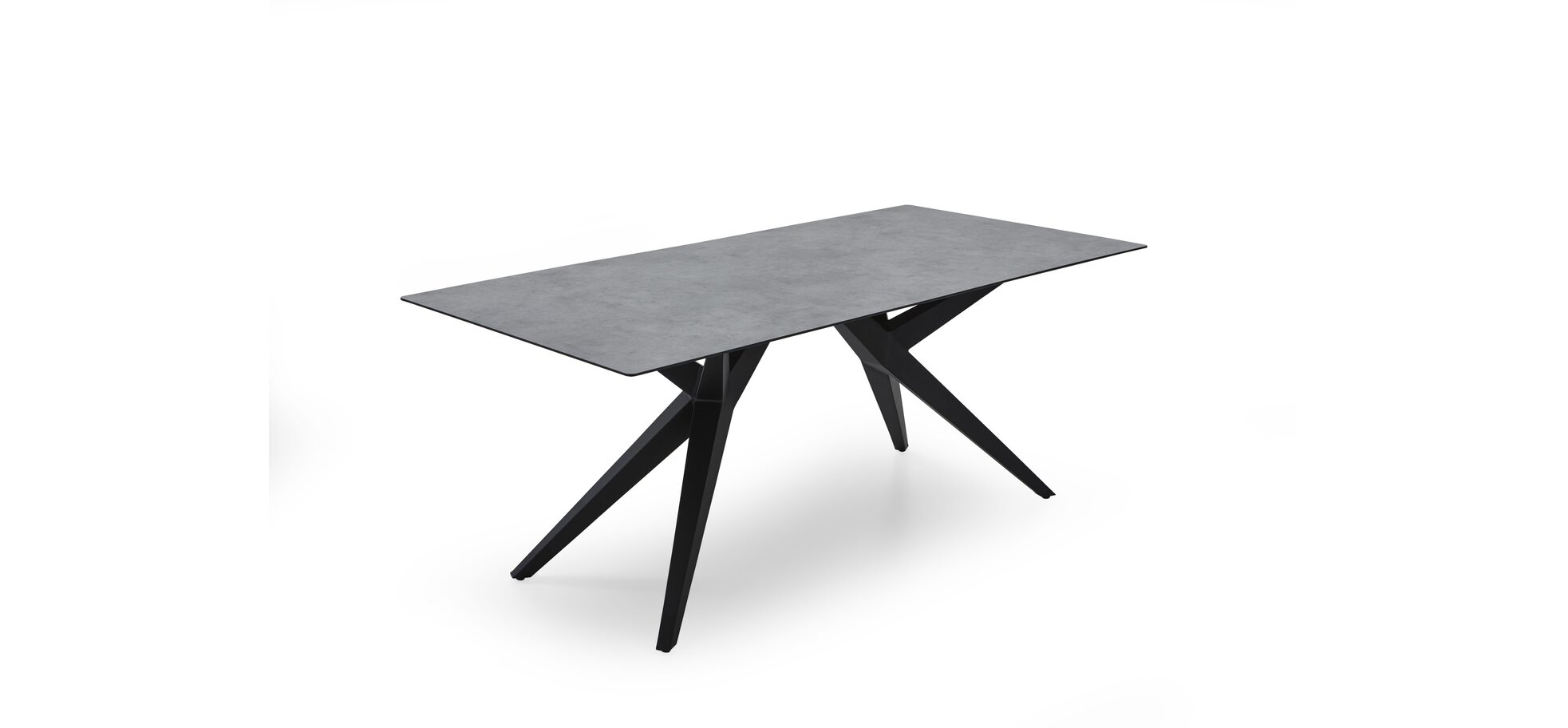Esstisch - LB. ca. 200x100cm, HPL, Grau