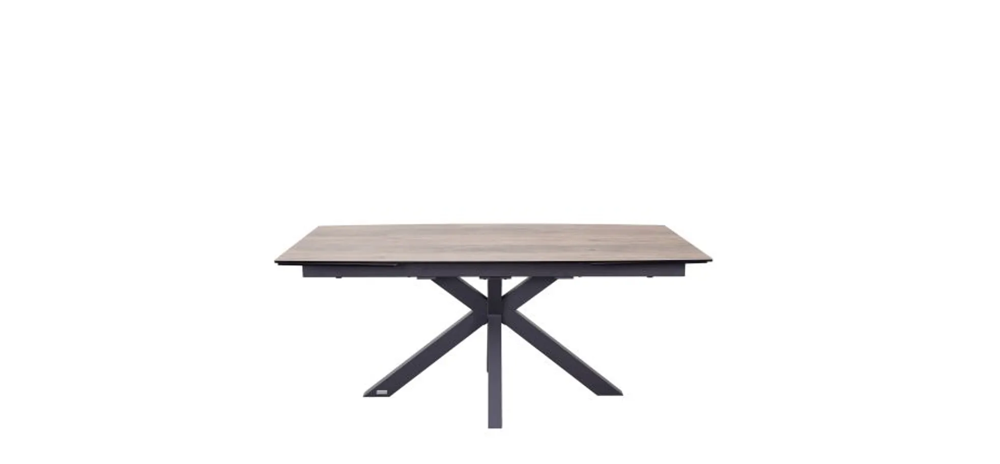 Esstisch MELANIA - ausziehbar, LB ca. 180x95, Keramik, Braun