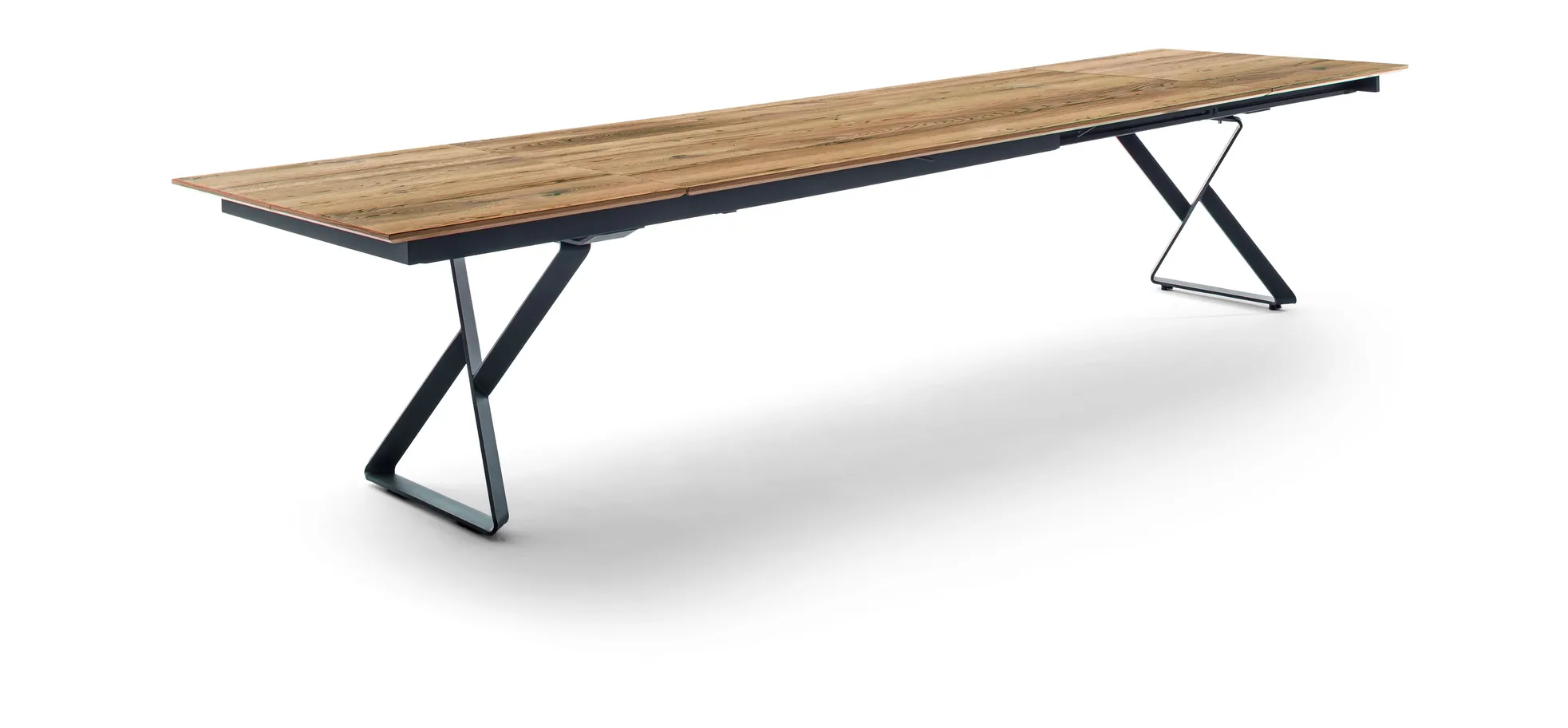 Esstisch - ausziehbar, LB ca. 220x100 cm, Eiche Furnier