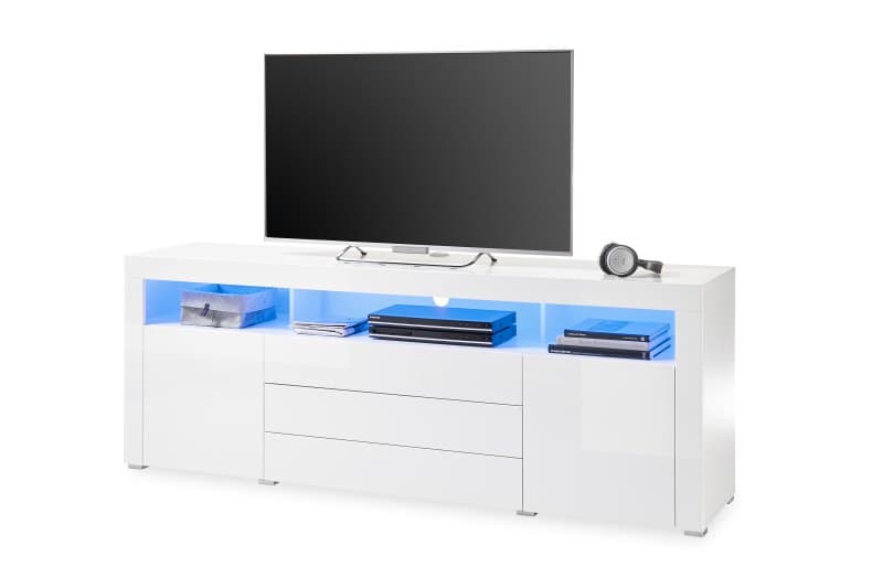 TV-Sideboard - Weiß