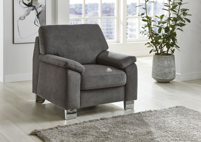Sessel - Stoff Grau