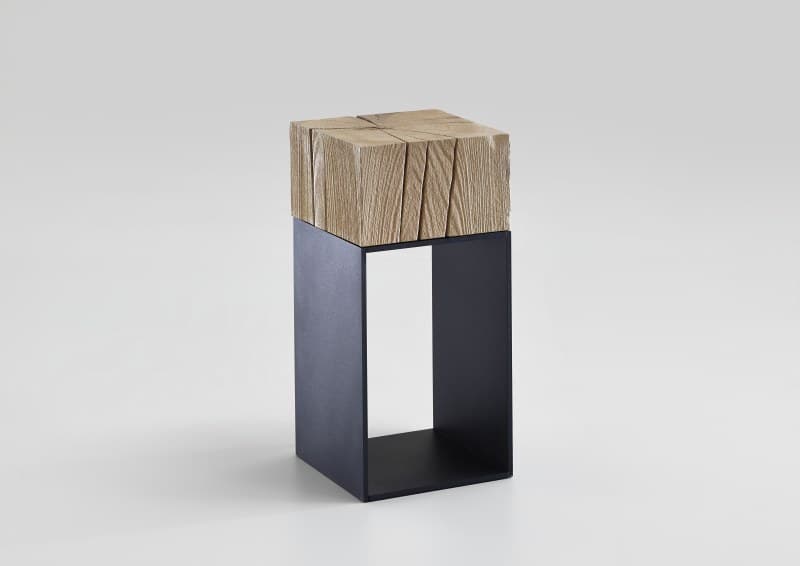 Bestelltisch - LBH ca. 27x27x54 cm, Eiche massiv