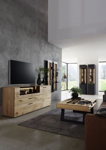 Couchtisch - LBH ca. 120x75x43 cm, Eiche massiv