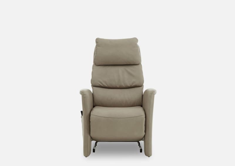 Sessel - mit Relaxfunktion, Stoff, Ecru