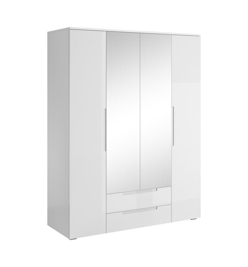 Kleiderschrank- B ca. 160 cm, Weiß