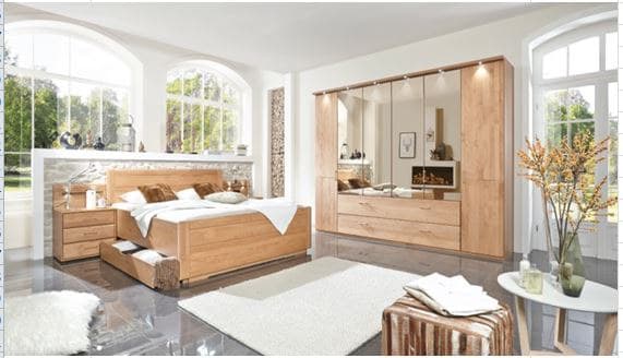 Schlafzimmer - Erle teilmassiv
