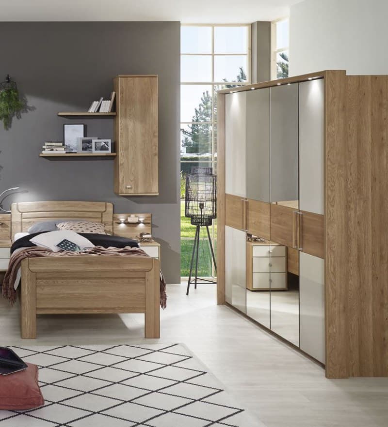 Schlafzimmer - Eiche Teilmassiv