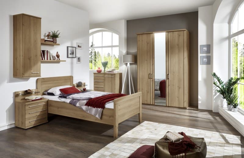 Comfortzimmer - inkl. Beleuchtung, Bianco-Eiche-Nachbildung