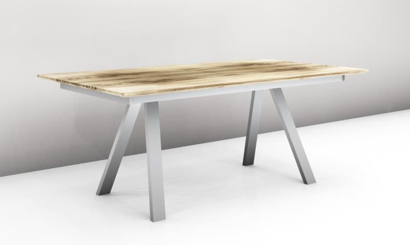 Esstisch - ausziehbar, LB ca. 290x100 cm, Eiche furniert