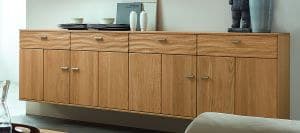 Sideboard - Eiche teilmassiv