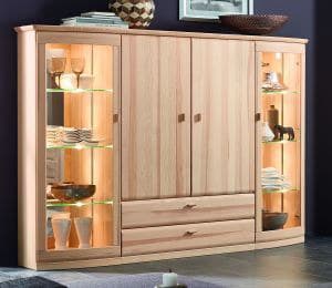Highboard - Kernbuche teilmassiv