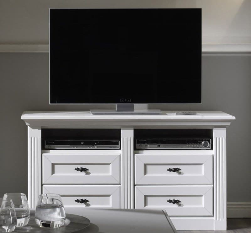 TV-Board - Lack, weiß