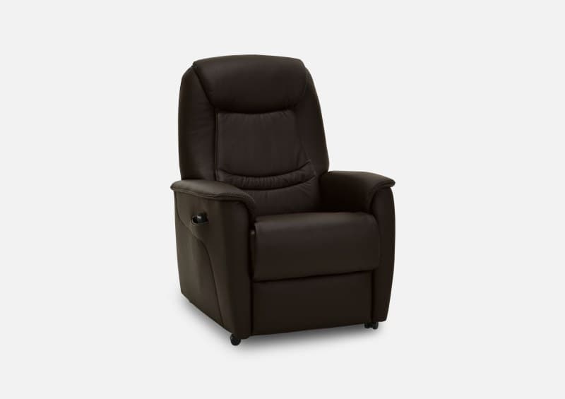 Sessel - Relaxfunktion 2-Motorisch, Leder, Schoko
