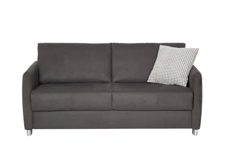 Schlafsofa - 2-Sitzer mit Schlaffunktion, Stoff, Schwarz