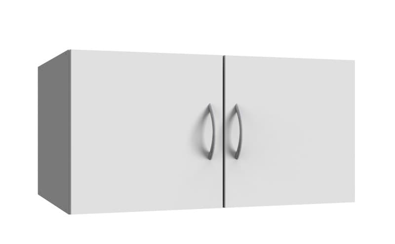 Aufsatz/Hängeschrank- B ca. 80 cm, Weiß