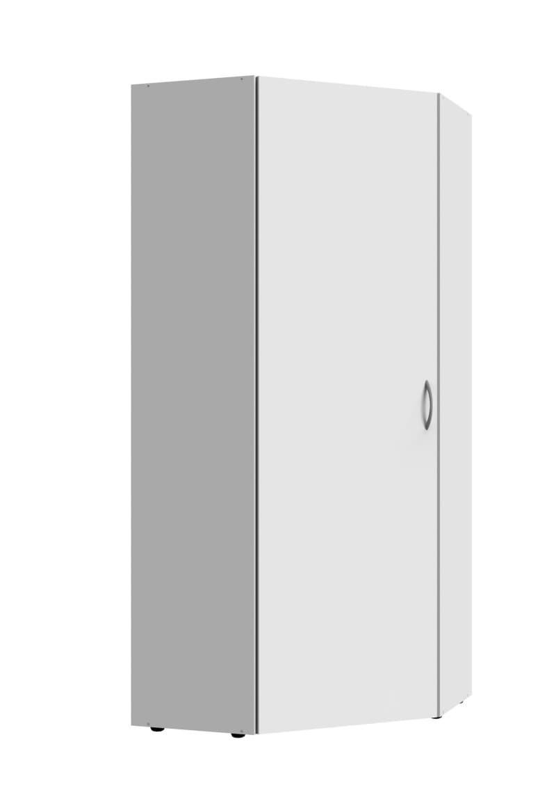 Eckschrank- B ca. 80 cm, Weiß