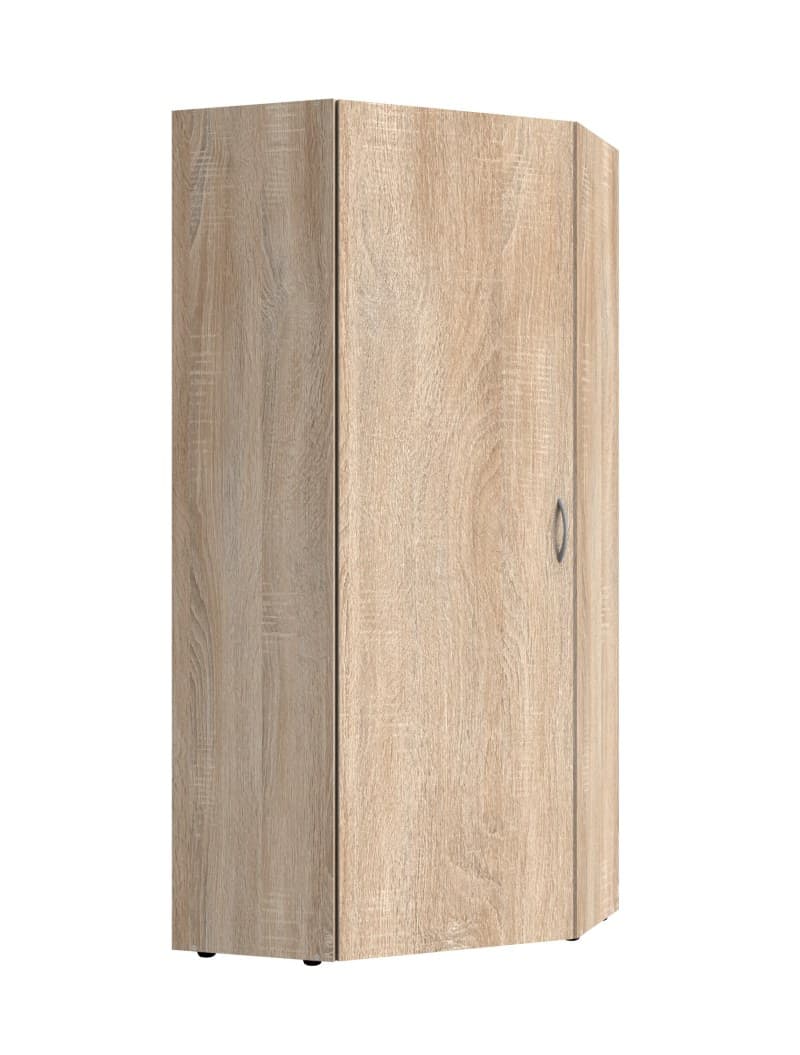 Eckschrank- B ca. 80 cm, Eiche Dekor