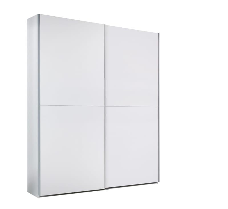 Schwebetürenschrank- B ca. 170 cm, Weiß