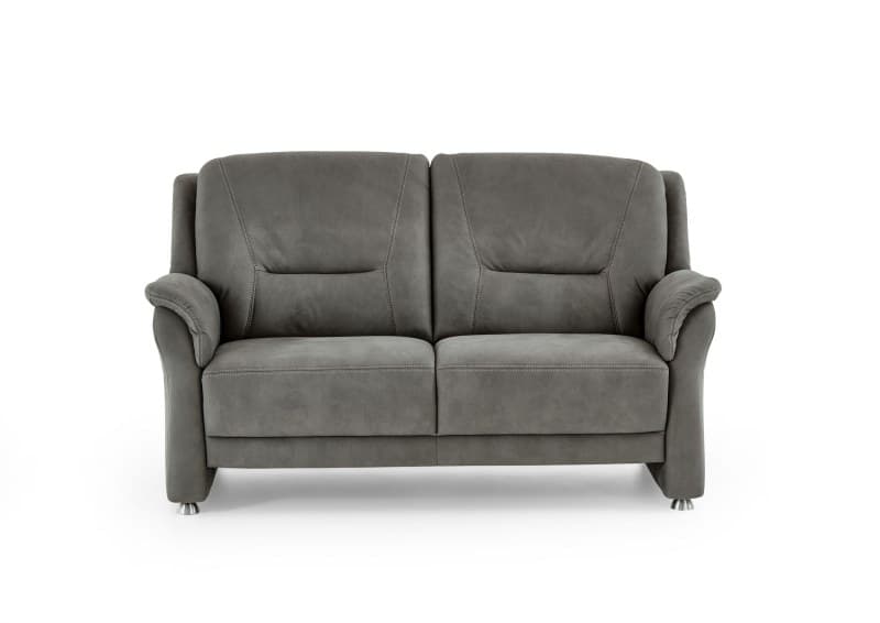Sofa - 2-Sitzer, Stoff, Grau