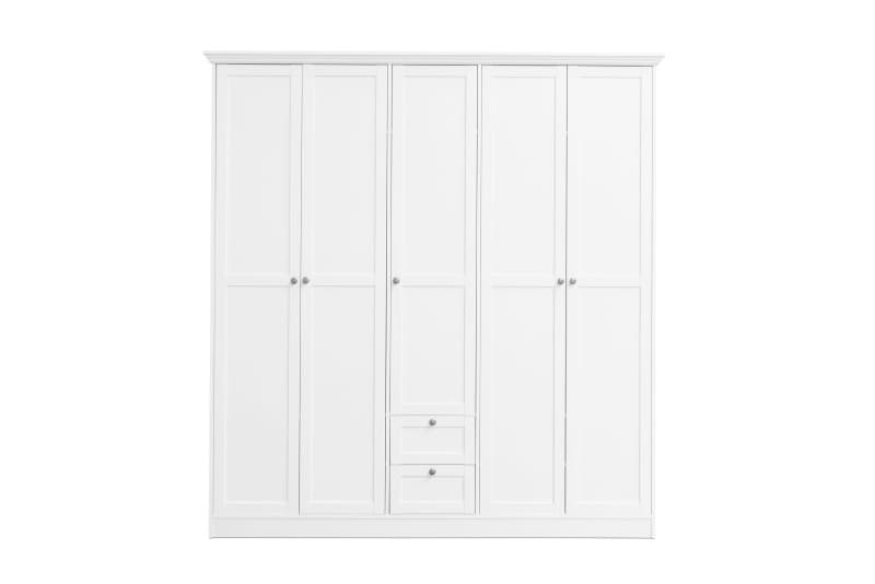 Drehtürenschrank- B ca. 190 cm, Weiß