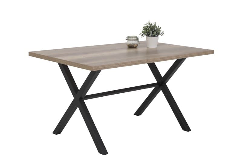 Esstisch - LB ca. 140x90 cm, Eiche Dekor