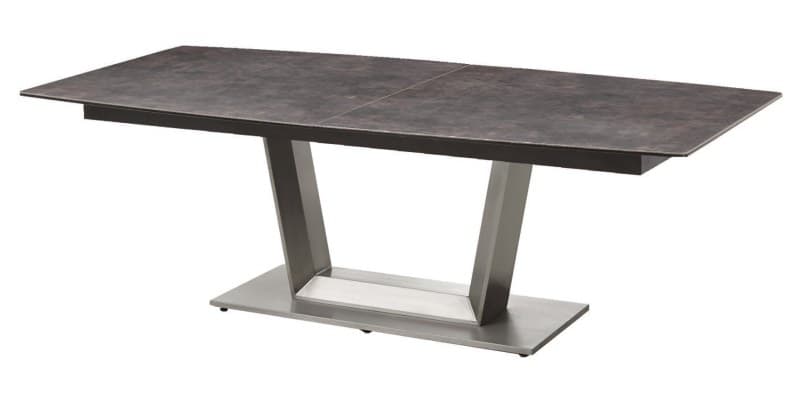 Esstisch - ausziehbar, LB ca. 240x100 cm, Keramik, Anthrazit