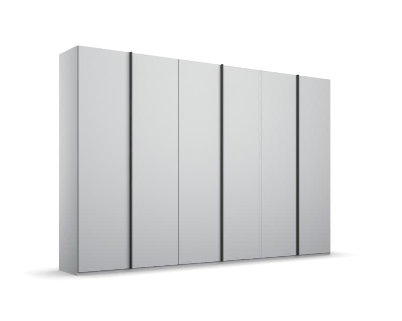 Drehtürenschrank - B. ca. 301 cm, Seidengrau