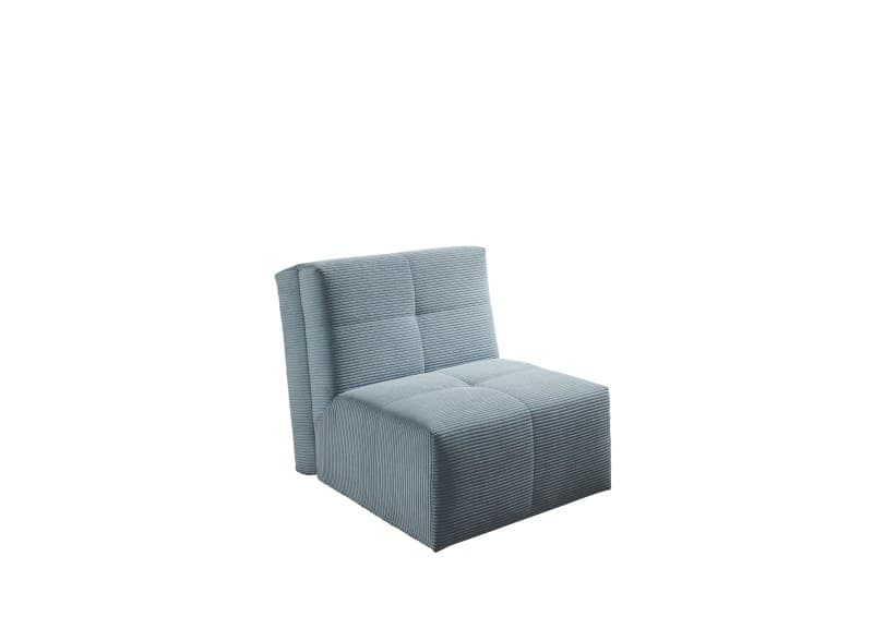 Schlafsessel - ohne Armlehne, Stoff, Hellblau