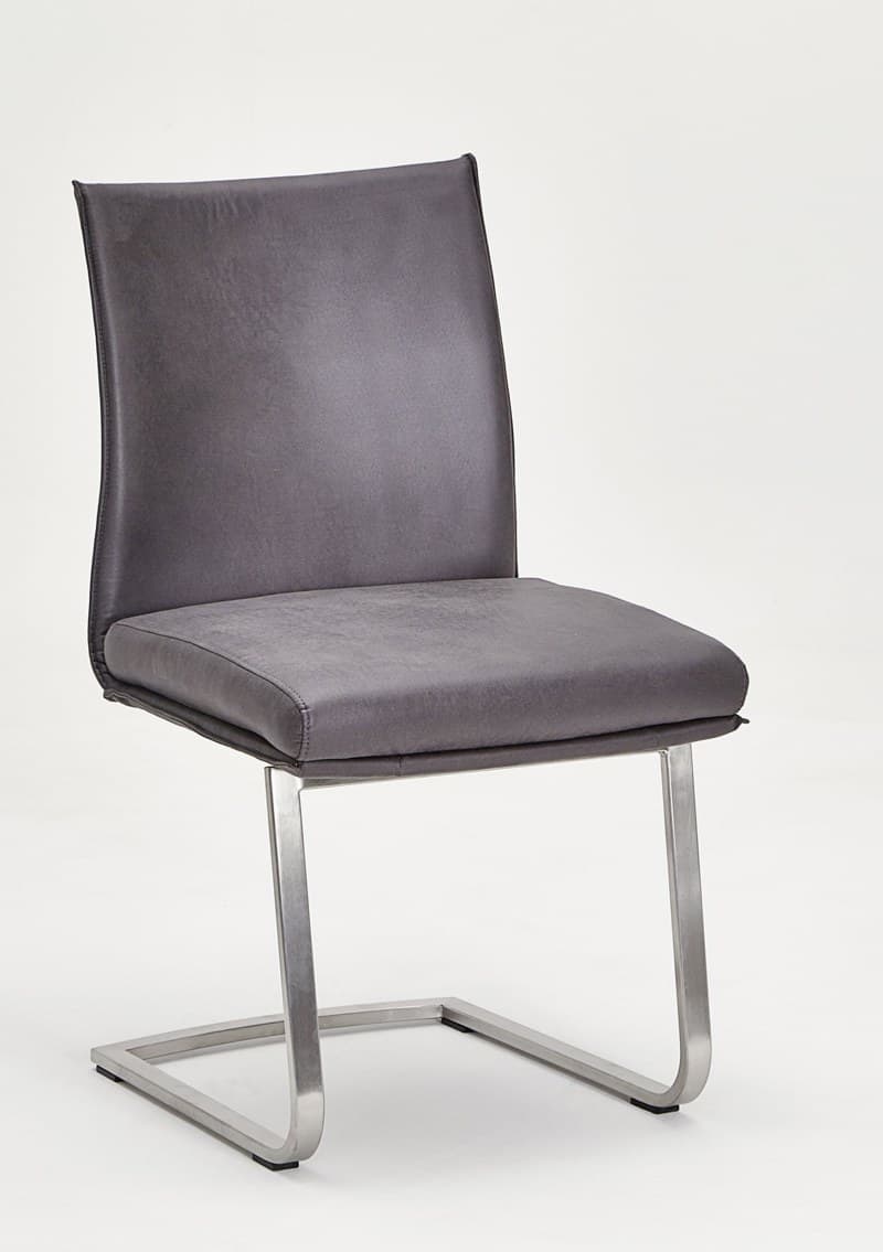 Freischwinger - Polyester, Cognac