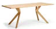 Esstisch - LB ca. 130x90 cm, Asteiche massiv