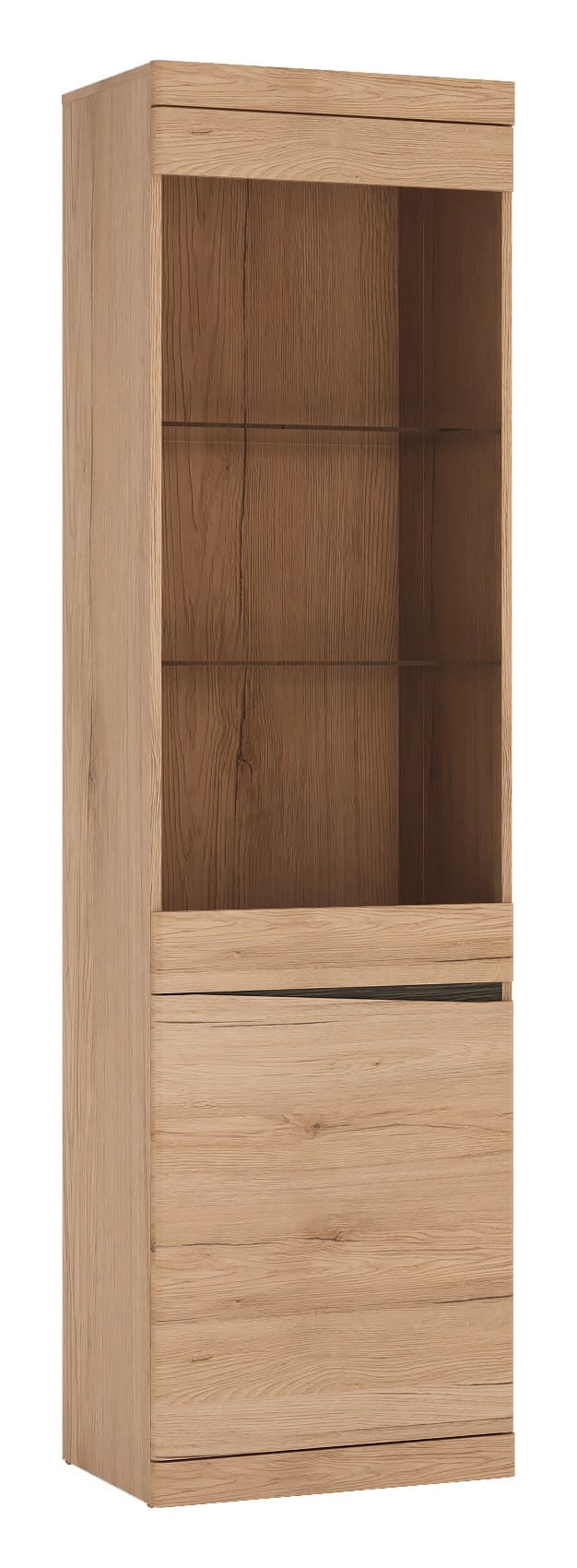 Vitrine - Eiche Dekor