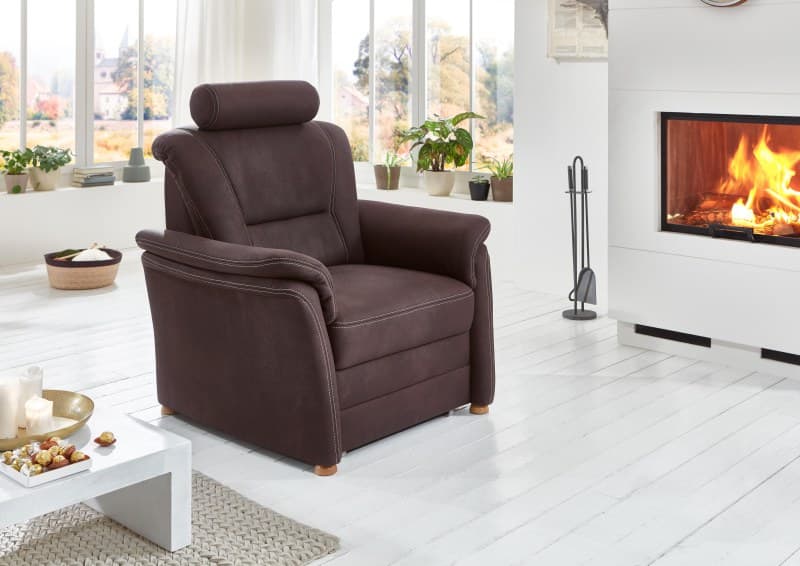 Sessel - Microfaser braun