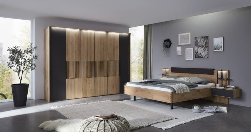 Schlafzimmer - Kanadische Erle massiv, Natur