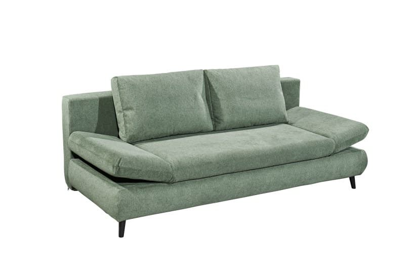 Schlafsofa - 2-Sitzer inkl. Schlaffunktion, Stoff, Anthrazit