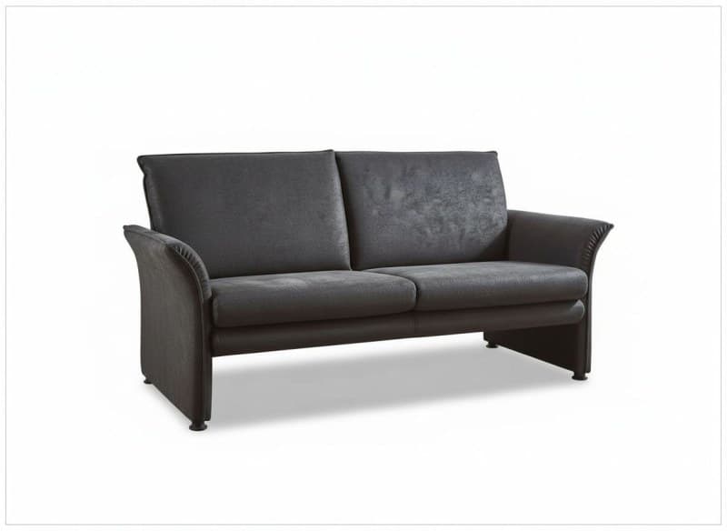 Sofa - 3-Sitzer, Stoff, Schwarz