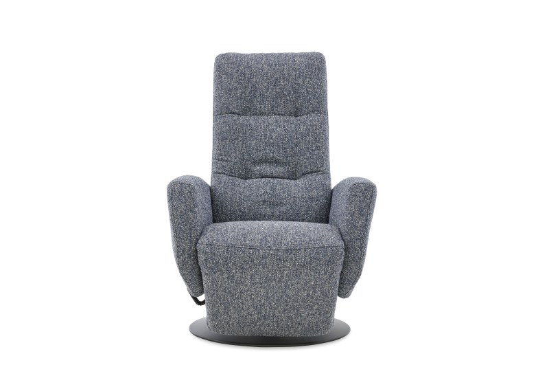 TV-Sessel - Größe S, Relaxfunktion, Kopfteil verstellbar, Stoff, Marine