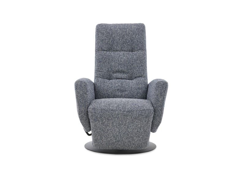 TV-Sessel - Größe S, Relaxfunktion, Kopfteil verstellbar, Stoff, Marine