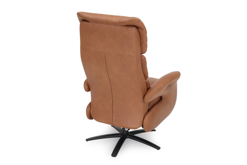 Sessel - Relaxfunktion motorisch, Leder, Rost